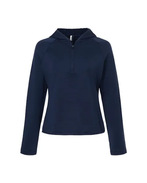 Team 365 TT200W Women's Qualify Quarter-Zip Hooded Pullover