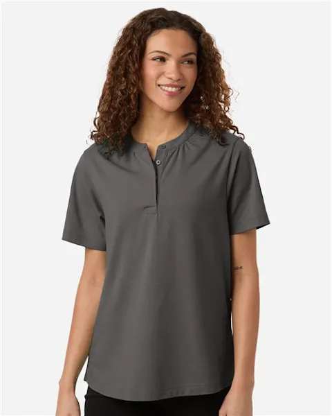 Devon & Jones DG102W Women's Seaton Pebble Textured Polo