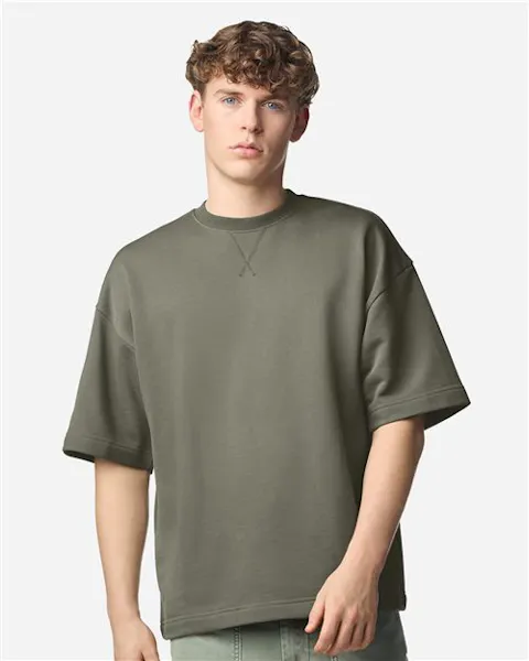 American Apparel FTEX00 Unisex French Terry Ex Crew
