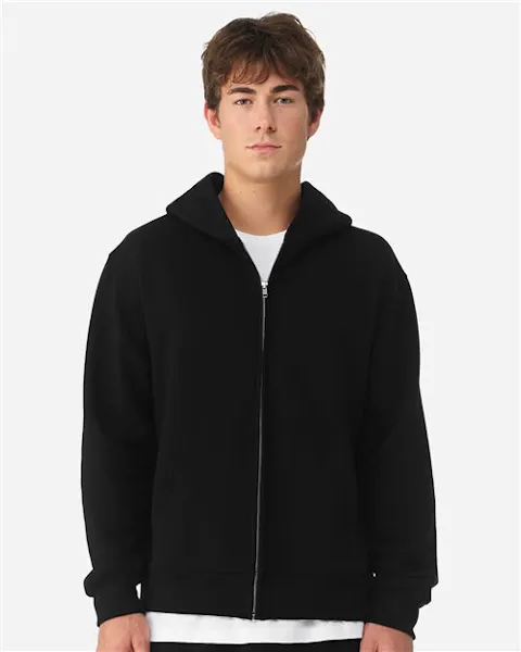 BELLA + CANVAS 4739 Unisex 10 oz Full-Zip Hoodie Sweatshirt