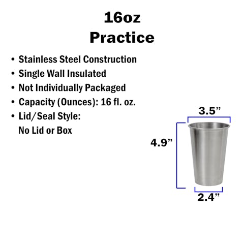 16oz Pencil Tumbler (pack of 10) - Ninja Transfers