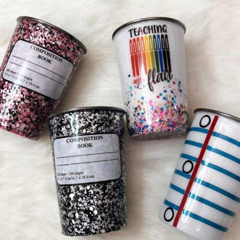 16oz Pencil Tumbler (pack of 10) - Ninja Transfers