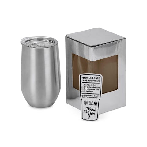 16oz Wine Tumbler (Stainless Steel) - Ninja Transfers