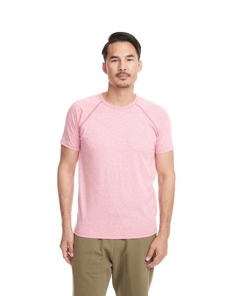 Next Level 2050 Camiseta Raglan Mock Twist para hombre