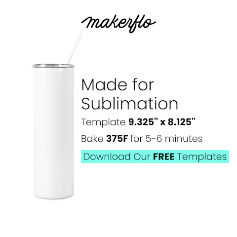 20oz Skinny Tumbler (Polycoated)