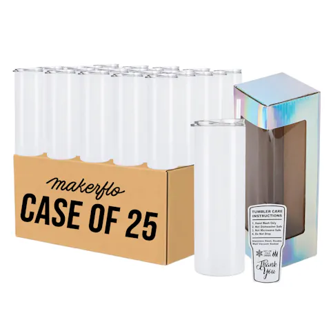 20oz Skinny Tumbler (Polycoated)