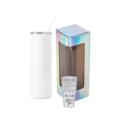 20oz Skinny Tumbler (Polycoated)
