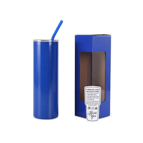 Vaso delgado de 20 oz (recubierto de polvo)