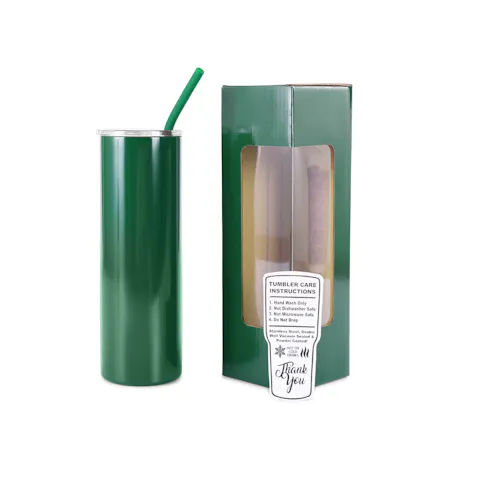 Vaso delgado de 20 oz (recubierto de polvo)