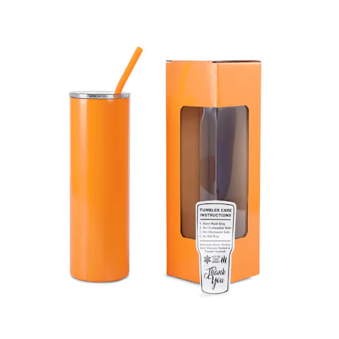 Vaso delgado de 20 oz (recubierto de polvo)