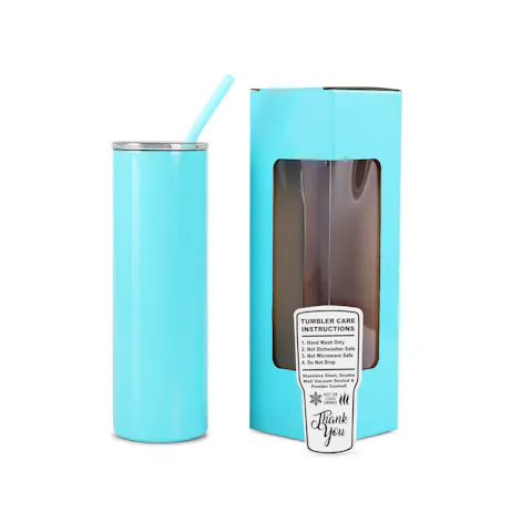 Vaso delgado de 20 oz (recubierto de polvo)