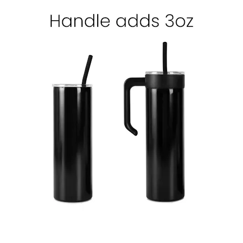 Vaso delgado de 20 oz (recubierto de polvo)