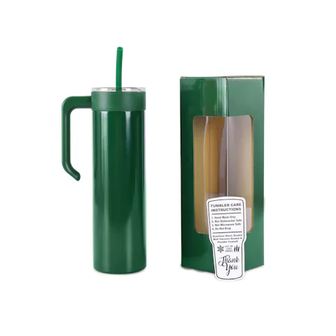 Vaso delgado de 20 oz (recubierto de polvo)