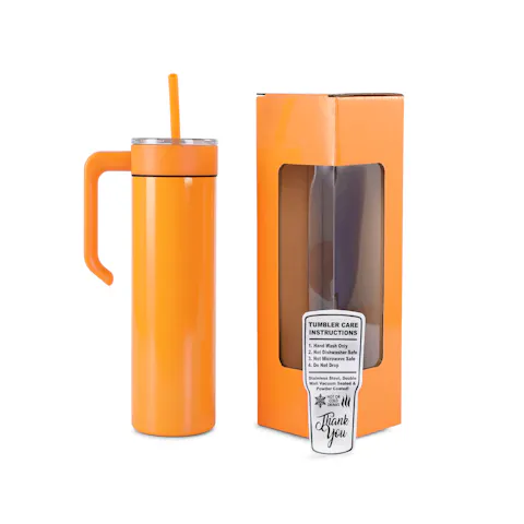 Vaso delgado de 20 oz (recubierto de polvo)