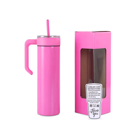 Vaso delgado de 20 oz (recubierto de polvo)