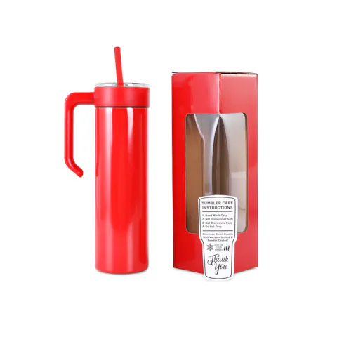 Vaso delgado de 20 oz (recubierto de polvo)