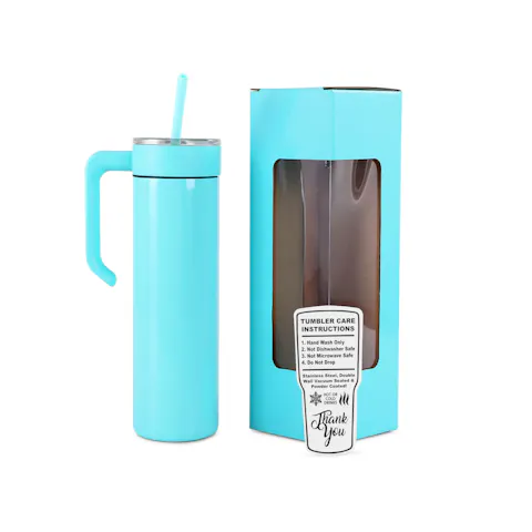 Vaso delgado de 20 oz (recubierto de polvo)