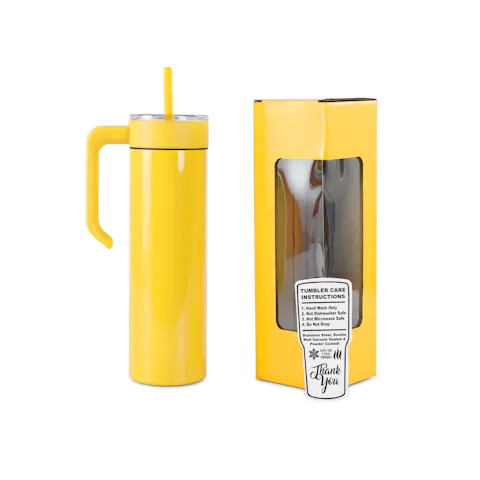 Vaso delgado de 20 oz (recubierto de polvo)