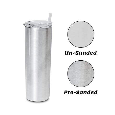 Pre-Sanded 20oz Skinny Tumbler