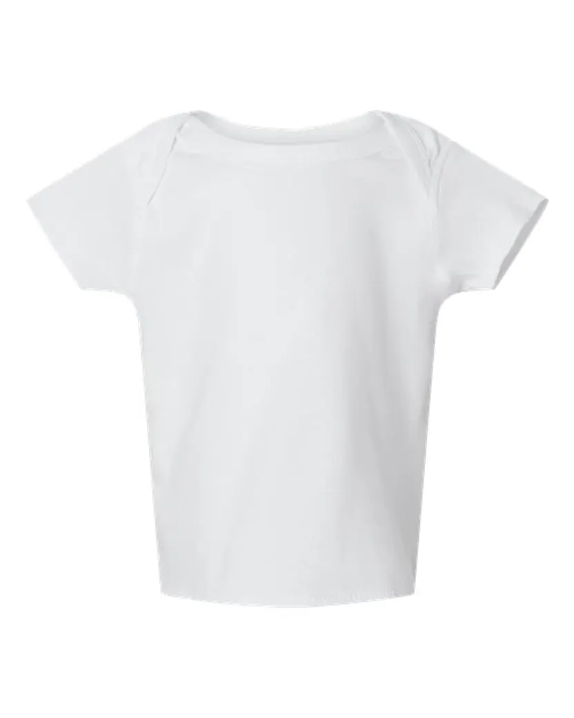 Rabbit Skins 3400 Camiseta de Canalé para Bebé