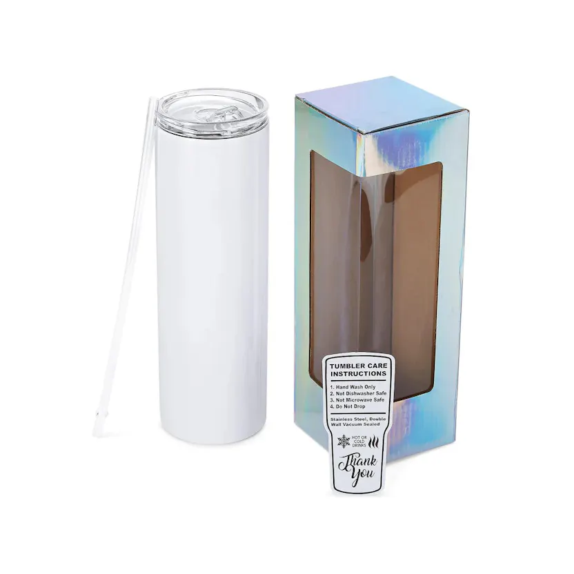 30oz Skinny Tumbler (Polycoated) - Ninja Transfers