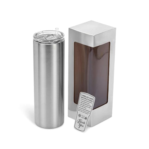 30oz Skinny Tumbler (Stainless Steel) - Ninja Transfers