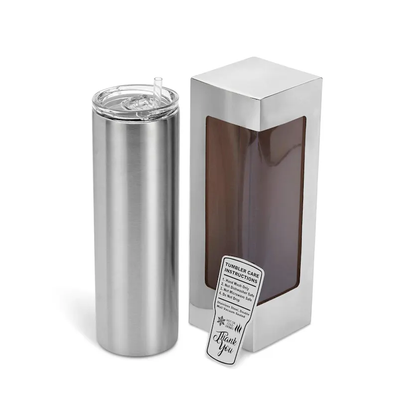 30oz Skinny Tumbler (Stainless Steel) - Ninja Transfers