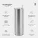 30oz Skinny Tumbler (Stainless Steel) - Ninja Transfers