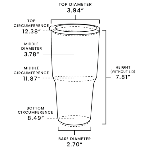 30oz Tumbler (Stainless Steel) - Ninja Transfers