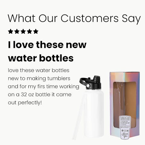 32oz Hydro Water Bottle - Ninja Transfers