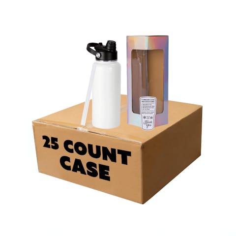 32oz Hydro Water Bottle - Ninja Transfers