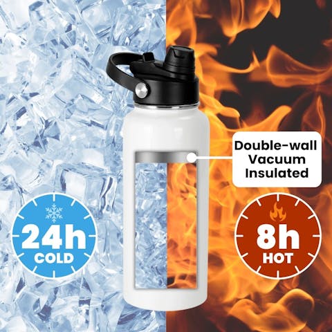 32oz Hydro Water Bottle - Ninja Transfers