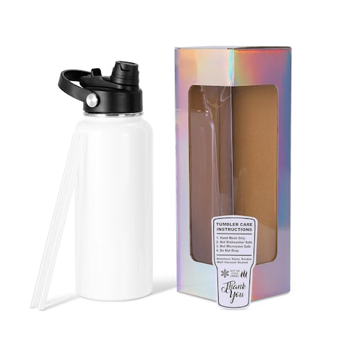 32oz Hydro Water Bottle - Ninja Transfers