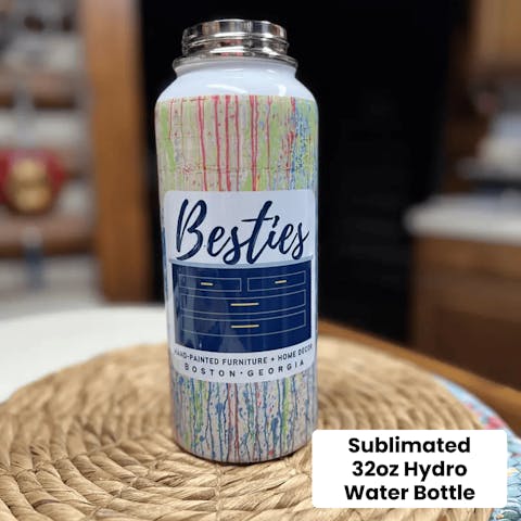 32oz Hydro Water Bottle - Ninja Transfers