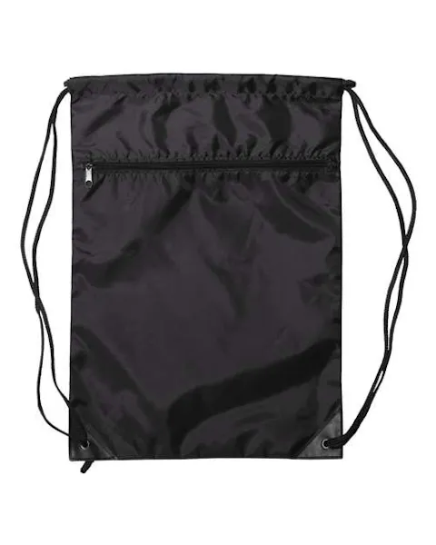 Liberty Bags 8888 Zippered Drawstring Backpack