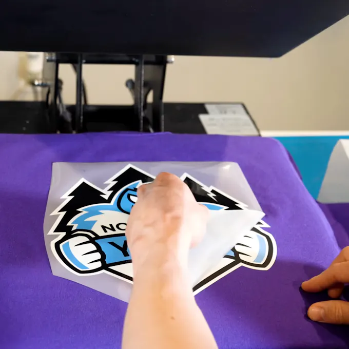 3. Let It Cool. Then Peel It. — heat press