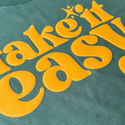 3D Puff Transfers - 1 Color Print - Ninja Transfers