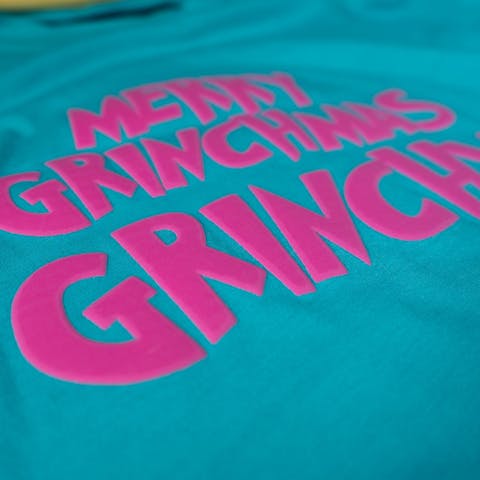 3D Puff Transfers - 1 Color Print - Ninja Transfers