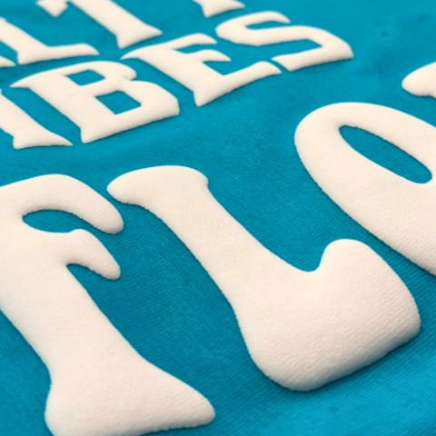 3D Puff Transfers - 1 Color Print - Ninja Transfers