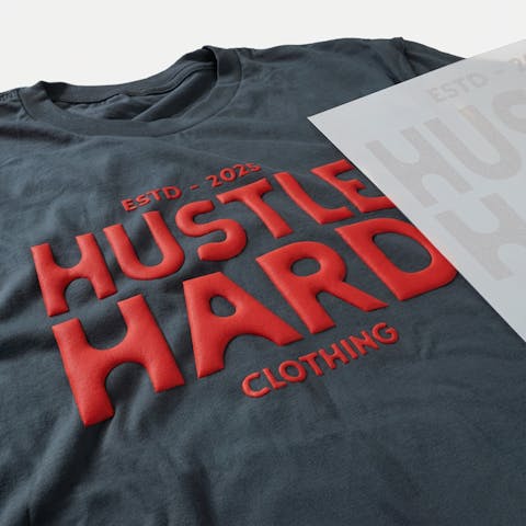 3D Puff Transfers - 1 Color Print