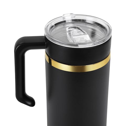 40oz Gold Plated Tumbler - Ninja Transfers