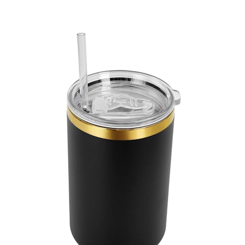 40oz Gold Plated Tumbler - Ninja Transfers