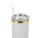 40oz Gold Plated Tumbler - Ninja Transfers