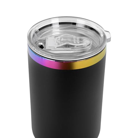 40oz Rainbow Plated Tumbler - Ninja Transfers