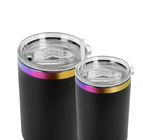 40oz Rainbow Plated Tumbler - Ninja Transfers