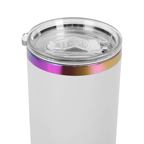 40oz Rainbow Plated Tumbler - Ninja Transfers