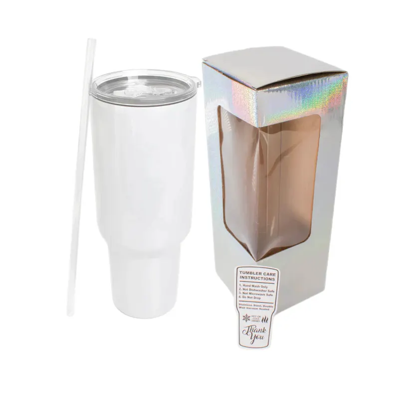 40oz Tumbler Sublimation Glitter Shimmer