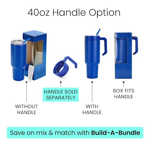 40oz Tumbler (Powder Coated) - Ninja Transfers