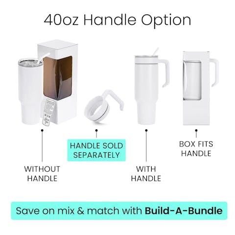 40oz Tumbler (Powder Coated) - Ninja Transfers