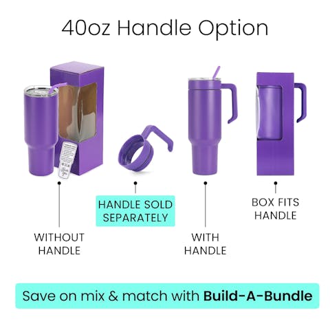 40oz Tumbler (Powder Coated) - Ninja Transfers